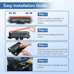 MYTONER Toner Cartridge Replacement for Brother TN830XL TN830 XL/V/R TN-830 Black High Yield for DCP-L2640DW HL-L2460DW L2480DW MFC-L2820DW XL HL-L2405W HL-L2400D 2465DW Printer, 2Pack