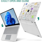 Tuiklol Case for 15 Inch Microsoft Surface Laptop 5/4/3 2022-2020, Model 1979/1953/1872/1873 Hard Shell Cover, Keyboard Cover+Screen Protector+Dust Plugs,Astronaut
