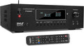 Pyle 1000W Bluetooth Home Theater Receiver - 5.2 Channel Surround Sound Stereo Amplifier System with 4K Ultra HD, 3D Video & Blu-Ray Video Pass-Through Supports, HDMI/MP3/USB/AM/FM Radio - Pyle, Black