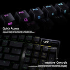 ASUS ROG Strix Scope II 96 Wireless Gaming Keyboard, Tri-Mode Connection, Dampening Foam & Switch-Dampening Pads, Hot-Swappable Pre-lubed ROG NX Storm Switches, PBT Keycaps, RGB-Black