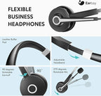USB Computer Headset with Microphone for Laptop PC,3.5mm Wired Stereo Call Center Headset with Microphone Noise Cancelling, Corded Desktop Headphones with Mic & Mute for Office/Telework/Home/Zoom