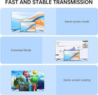 HDMI to VGA Adapter with 3.5mm Audio & USB Power – 1080P Converter for Laptop, TV Box, PS4, Monitor & Projector