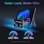 2TB M.2 2230 NVMe SSD, PCIe Gen 4x4 Speed up to 5200 MB/s, 2230 SSD Compatible with Steam Deck/ROG Ally/Microsoft Surface Pro/Mini PCs, S630