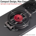 Magnetic Phone Stand with Fidget Spinner | Double Side Holder Ring for iPhone 12/13/14/15/16 and Magsafe Case | Stress Relief Toy | Portable Desk & Gym Accessory for Home Office Travel