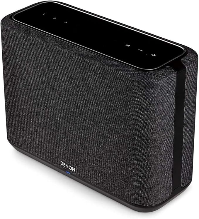 Denon Home 250 Wireless Smart Speaker – Mid-Size, Stereo Sound, Wi-Fi & Bluetooth, HEOS Built-in, Alexa Built-in, Siri & AirPlay 2, Spotify Connect, Multi-Room Support, Black