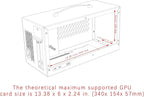 Compact eGPU Enclosure Compatible with Thunderbolt 3/4 USB4 40Gbps External GPU Dock Station with 600W PSU, Full Aluminum Chassis, NVIDIA/AMD PCIe Support, PD 85W Charging Support, Daisy Chain