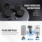NEEWER Basics PA056 Vlogging Kit for iPhone Android Phone for YouTube TikTok Streaming Filmmaking Video Recording, Tripod + Microphone + LED Fill Light, Youtuber Starter Content Creator Essentials