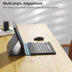 OYEEICE Keyboard Case for iPad 9th Generation - Wireless Detachable Keyboard Folio Cover with Pencil Holder for iPad 9th/8th/7th Gen 10.2 inch, iPad Pro 10.5" & iPad Air 3rd Gen - Black