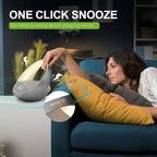 Bluetooth Alarm Clock, Sunrise Simulation Wake Up Night Light, 15W Fast Wireless Charging Alarm Clock for Bedroom, 10W Bluetooth Stereo Sound Speaker, USB Charger Port