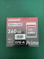 PERGEAR Professional 260GB CFexpress Type A Memory Card, Up to 880MB/s Read Speed & 900MB/s Write Speed for 4K 120P,8K 30P Recording Video/Photo, Compatible for Sony Alpha Sony FX Cameras