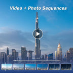 ATLI X10 4K Time Lapse Camera 30 FPS Video Wi-Fi App Control Ultra-Low Power Consumption 1/1.8” 8MP Sensor for Scenery Stars Plants Scientific Research Social Media Pre-Installed 128GB Card