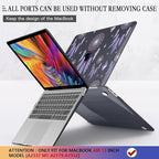 CISSOOK Compatible with MacBook Air 13 inch 2021 2020 2019 2018 Release M1 Chip A2337 A2179 A1932, Plastic Black Hard Shell Protective Cover for MacBook Air 13 Retina with Touch ID, Dream Catcher