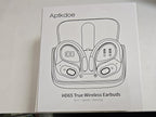 Wireless Earbuds 75hrs Bluetooth 5.4 Headphone Sport, 2025 Bluetooth Earbuds Stereo Deep Bass Over Ear Bud with Earhooks, ENC Noise Cancelling Mic, IPX7 Waterproof Earphone, Iron Gray