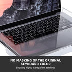 Acrylic Laptop Keyboard Cover : Clear Computer Keyboard Dust Cover for 14 inch Notebook, 13.76X9.82X1.18in