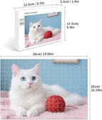 Custom Photo Puzzle – Personalized Jigsaw Puzzle from Your Photos in 200/300/500/1000/1500 Pieces – Custom Puzzle Gift for Families, Pets, Weddings, Anniversaries, Adults and Couples(300-horizontal)