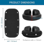 GEVO Replacement Headphone Headband Cover for Corsair Virtuoso, Audio Technica ATH M Series M50X, M50XBT, M50, M40X & More, Cushion Pad Protector Repair Part, Easy Installation No Tool Needed (Black)
