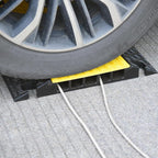 Rubber Cable Protector Ramp, Heavy Floor Cable Wire Cord Cover Speed Bumps 22000Lbs Load Capacity, Driveway Hose Cable Ramp Protective Cover for Indoor and Outdoor (5-Channel x 2Pcs)