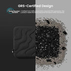 tomtoc 360 Protective Puffy Tablet Sleeve for iPad Pro 11-inch (M4/(4th/3rd/2nd/1st Gen), iPad Air 11-inch (M3) 2025/(M2) 2024 with Magic Keyboard/Smart Keyboard, Quilted Soft Puffer iPad Case