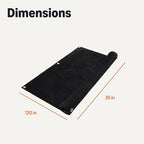 Amazon Basics Privacy Screen Fence, Black, 1-Pack