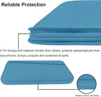 15.6 inch Laptop Sleeve, Slim Computer Carrying Bag Protective Cover Briefcase with Front Pocket, Durable Laptop Case for 15-16 Inch HP, Dell, Lenovo, Asus- Sky Blue