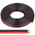10 Gauge Wire 20FT Tinned Copper Wire-2 Conductor Parallel Wire Insulated Stranded Wire for Solar Panel Car Audio Automotive, Low Voltage Electrical Wire for LED Lighting (10AWG 20FT)