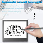 No Wore Out Titanium Alloy Replacement Fine Tips fit for Kindle Scribe Basic and Premium Pens Digital Pen, Smooth Ballpoint Note Taking Backup Nibs,2 Pcs,Gray