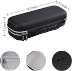 Aproca Portable Case Compatible with Canon ImageFORMULA R10 / ImageFORMULA P-215II Portable Document Scanner, Storage Hard Bag - Black (Case Only)