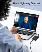 Cable Matters 8-in-1 USB C Hub Multiport Adapter with Dual 4K@60Hz HDMI, 140W PD Charging, Gigabit Ethernet, 10Gbps Data Transfer: 2x USB-C & 1x USB-A 3.2 Ports (Support ONE External Display on MacOS)
