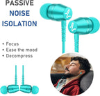 LUDOS OMNITONE USB C Headphones for iPhone 16 15 Pro Max Plus iPad Pro, 5 Years Warranty, USB-C Earbuds for Samsung Galaxy S24 S23 S22 S21 S20 A55 A54 A53, USB Type C Earphones - Turquoise