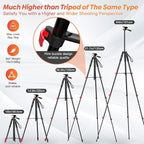 65" Phone Tripod Stand, Tripod for iPhone & Camera with Wireless Remote & Cellphone Holder for Video Recording/Selfies/Live Stream/Vlogging (Included Carry Bag)