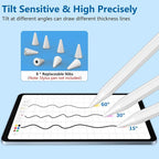 8 Pack Apple Pencil Tips, Replacement Tips Only Compatible with Our KARFUN Pencil, iPencil Nib for iPad Pencil 2018-2023, iPad 10/9/8/7/6 Gen, iPad Pro 11/12.9, iPad Air 5/4/3, iPad Mini 6/5 Gen