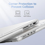 for MacBook Pro 16 inch Case 2021 2022 2023 2024 Release A3186 A3403 M4 A2991 M3 A2780 M2 A2485 M1 Pro/Max, Hard Shell Case with Screen Protector & Keyboard Cover, Floral
