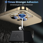 Uyiton Compatible with iPhone 16 Pro/iPhone 16 Pro Max Camera Lens Protector - [Not Easy to Break][Strong Adsorption][Case-Friendly] Metal Tempered Glass Rear Camera Screen Cover - Gold, 2 Pack