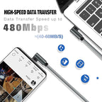 USB C to Lightning Cable 10FT MFi Certified 90 Degree iPhone Fast Charger Nylon Braided Extra Long Charging Cord Compatible with iPhone 14/13/13 Pro Max/13 Mini/12/11/XS/XR/8/iPad 8th