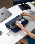 tomtoc 360 Protective Laptop Carrying Case compatible with 14-inch MacBook Pro M4/M3/M2/M1 Pro/Max 2024-2021, 12.9-13 Inch iPad Pro/Air, Water-Resistant MacBook Accessory Bag Sleeve
