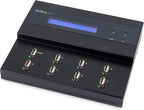 StarTech.com Standalone 1 to 7 USB Flash Drive Duplicator/Cloner / Eraser, Multiple USB Thumb Drive Copier / Sanitizer, System File / Sector-by-Sector Copy, 1.5 GB/min, 3-Pass Erase, LCD, TAA