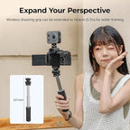 SmallRig SR-RG2 Multifunctional Wireless Shooting Grip, Adjustable Selfie Stick, Remote Control Camera, Compatible with Some Cameras for Nikon/for Canon/for Sony, for Vlogging, Live Streaming-4551