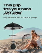 3 in 1 Magnetic Umbrella Sunshade Collapsible Expandable Phone Grip & Stand - Elegant Magsafe Compatible Phone Holder for Secure Grip and Hands-Free Viewing (Yellow)