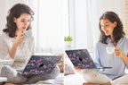 Tuiklol for MacBook Pro 14 Inch Case 2024-2021 Release M4 A3112 A3401 A3185/M3 A2918 A2992/M2 A2779/M1 A2442 Pro/Max,Hard Shell Case with Keyboard Cover & Screen Protector for Touch ID,Bow-2