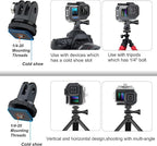 SOONSUN Waterproof Case with Dive Filters for GoPro Hero 13/12 / 11/10 / 9 Black, 196 Feet Underwater Protective Dive Housing Case with Red, Light Red, Magenta, 5X Close-up Macro Filters
