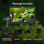 osee Mega 22S 22inch Ultra Bright HDR Field Production Monitor VMKit with Sunhood Battery Plate Cstand Adapter Custom Foam Mold