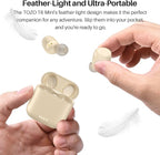 TOZO T6 Wireless Earbuds, Bluetooth 5.3 Ear Buds, Stereo Sound in Ear Headphones, 50 Hours Playtime, Wireless Charging Case, APP Customizable EQs, IPX8 Waterproof Earphones