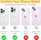 AGVEE 3+3 for iPhone 14 Pro 6.1" / 14 Pro Max 6.7" Camera Lens Protector, Bling Diamond & Bling Glitter Metal Ring 9H Tempered HD Glass Camera Screen Protector Cover Film, Silver