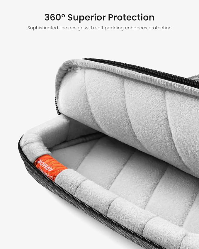 tomtoc 360 Protective Laptop Case for 16-inch MacBook Pro M4/M3/M2/M1 2024-2019, Water-Resistant Laptop Sleeve Bag for Dell XPS 16 Plus, The New Razer Blade 16
