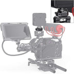 SmallRig Universal Cold Shoe Mount, Multi-Functional Shoe Adapter with Safety Release, for DSLR Camera Rig Microphone LED Light - 2797
