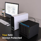 GOLDENMATE 1000VA/800W Lithium UPS Battery Backup and Surge Protector, Sinewave UPS System with LiFePO4 Battery(230.4 Wh), 2025 Upgraded Pro Ver. with Communication Port, 8 Outlets, LCD Display, White