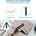 NexiGo Lightweight Mini Tripod for Camera/Phone/Webcam, Extendable Stand, for NexiGo Logitech Webcam C920 C922 C925e C922x C930e C930 C615 Brio and Other Devices with 1/4" Thread