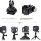 Waterproof Case for GoPro Hero 8 Black with 4-Pack Dive Filter, 60M Underwater Diving Housing Case with Red, Light Red, Magenta, Close-up Filters for GoPro Hero 8 Black Camera