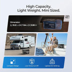 Renogy 12V 300Ah Mini Size LiFePO4 Lithium Battery, 200A BMS for Ultimate Safety, Deep Cycle w/Remote Monitoring Compatibility, Backup Power for RVs, Cabins, Marine, home storage - Core Series