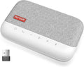 NUROUM A15 Bluetooth Conference Speaker and Microphone, 360° Voice Pick up & Noise Canceling Computer Speakerphone with 4 MEMS Mics, Daisy Chain, w/Dongle, USB Plug & Play